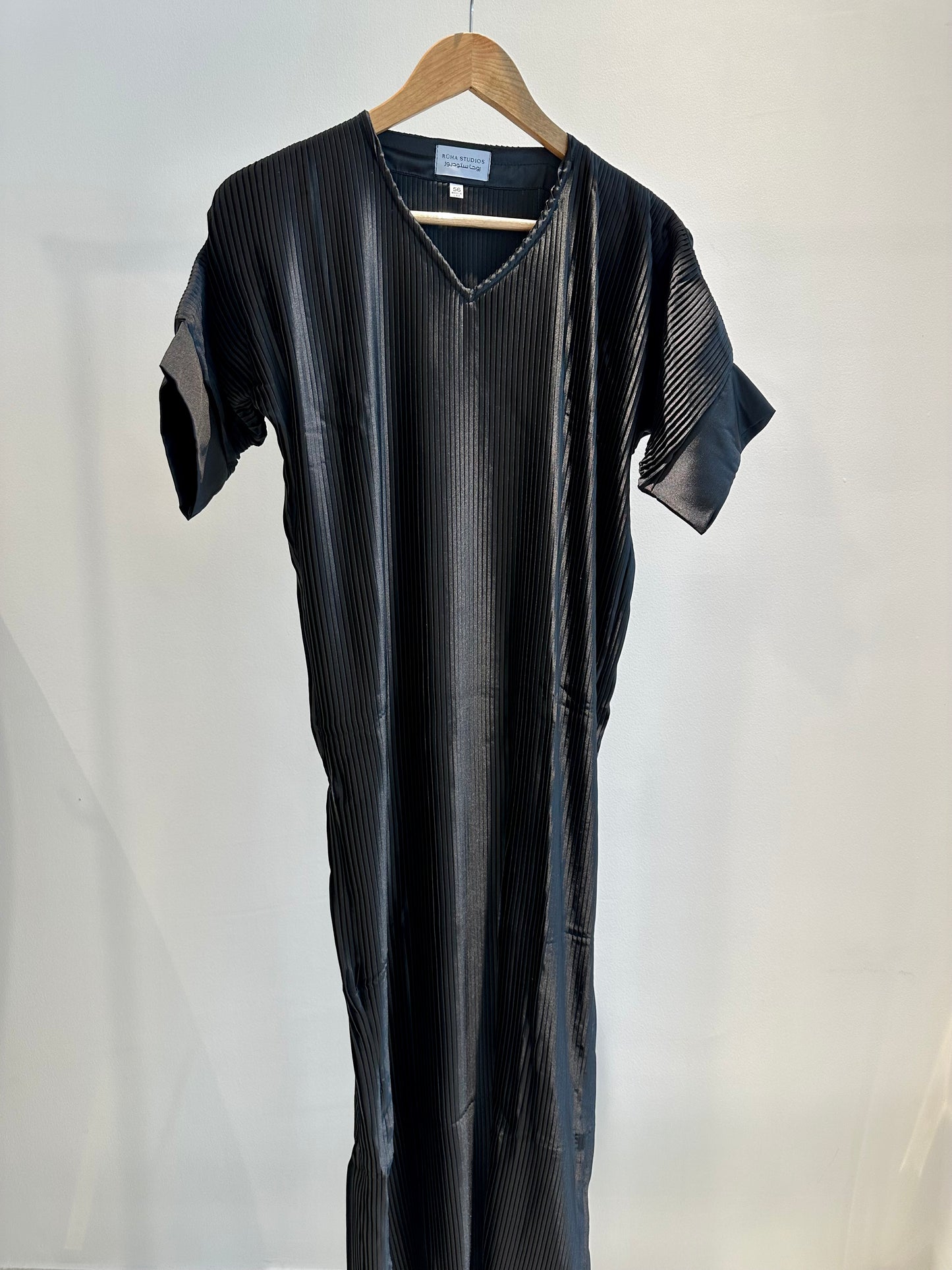 RTW Pari Pleated Dress - Black