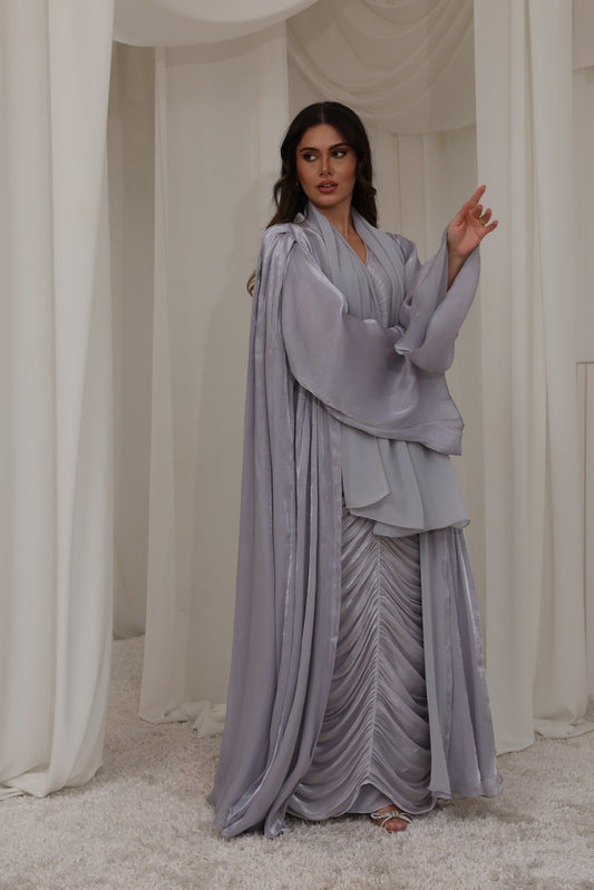 RTW Nour Abaya Set - Soft Lilac