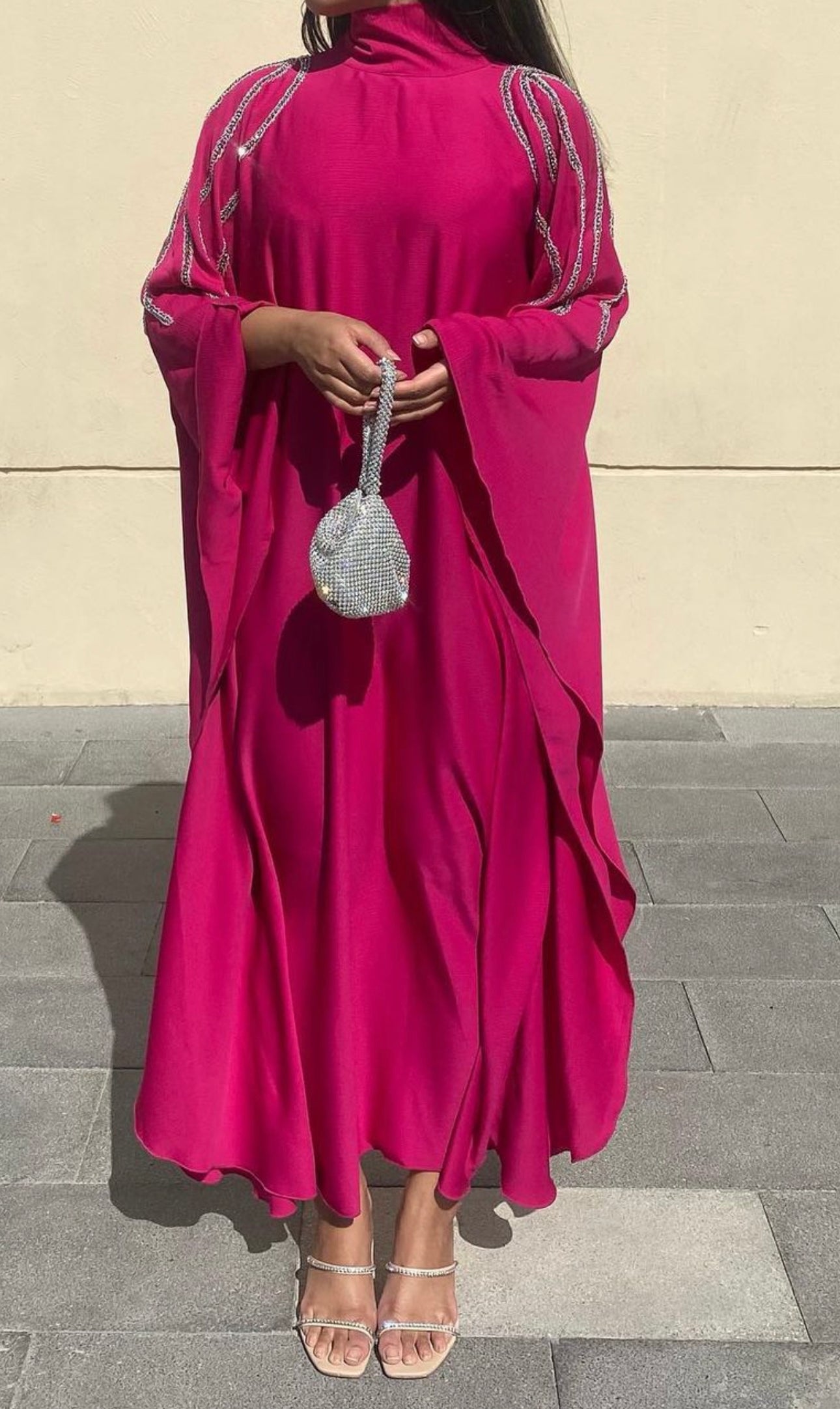 RTW Aisa Kaftan - Fuscia Pink