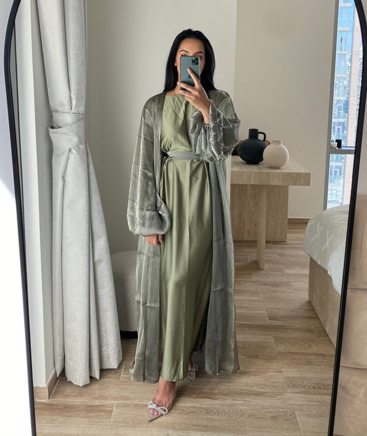RTW Sana Abaya - Olive Green