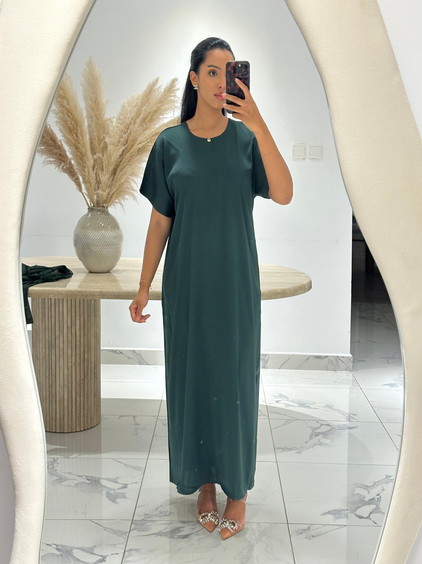 RTW Jawhara Abaya Set - Green