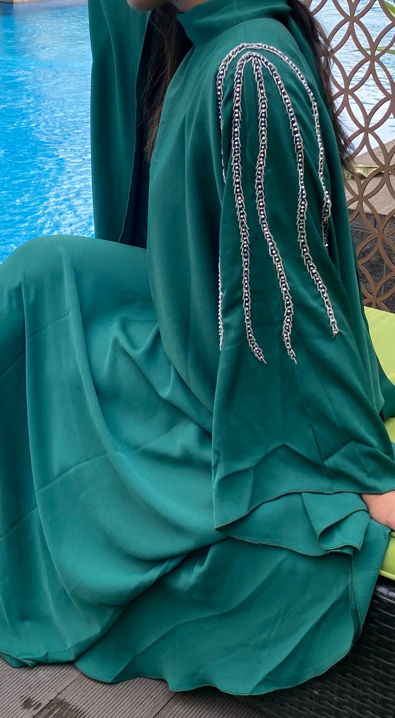 RTW Aisa Kaftan - Emerald Green