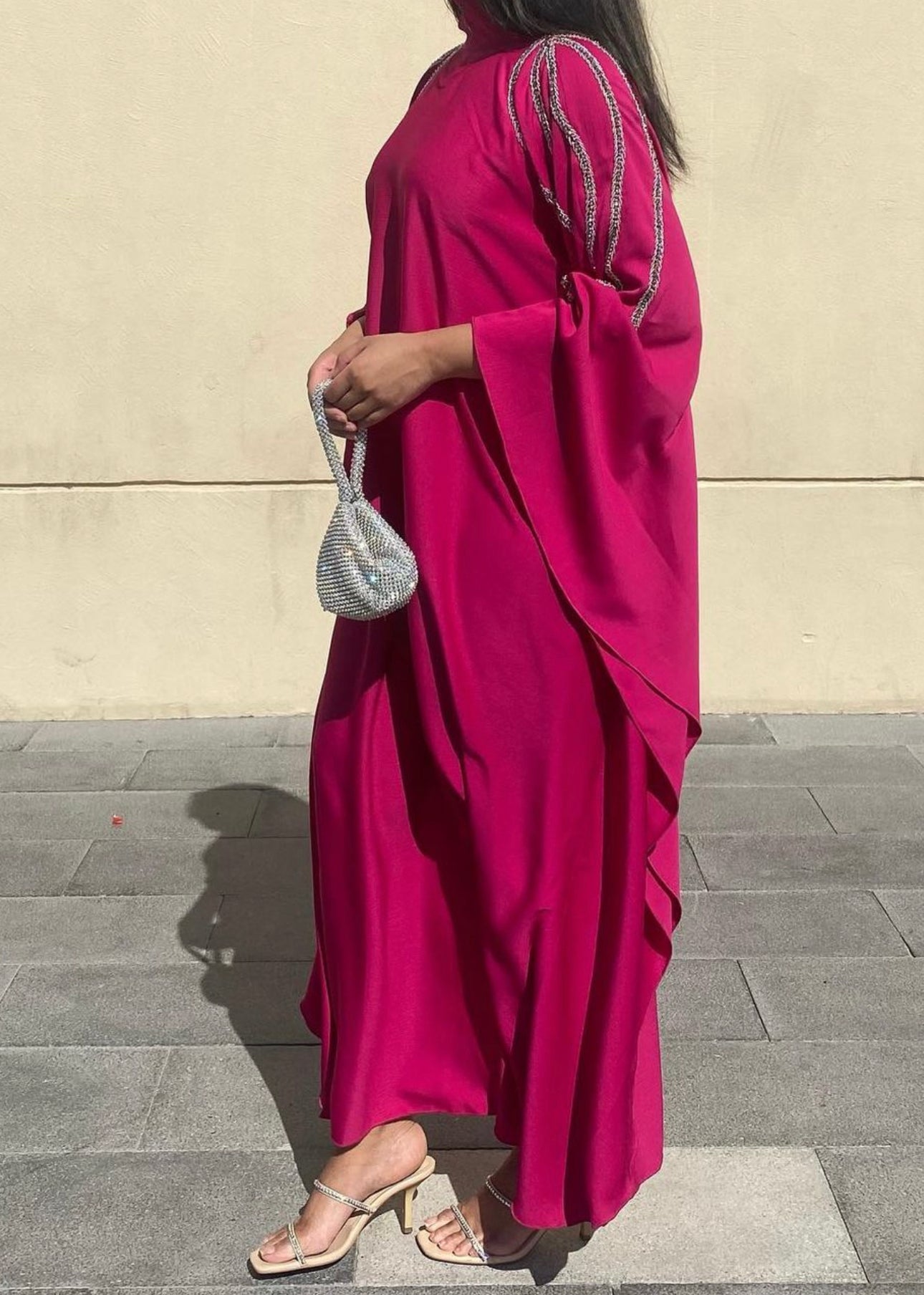RTW Aisa Kaftan - Fuscia Pink