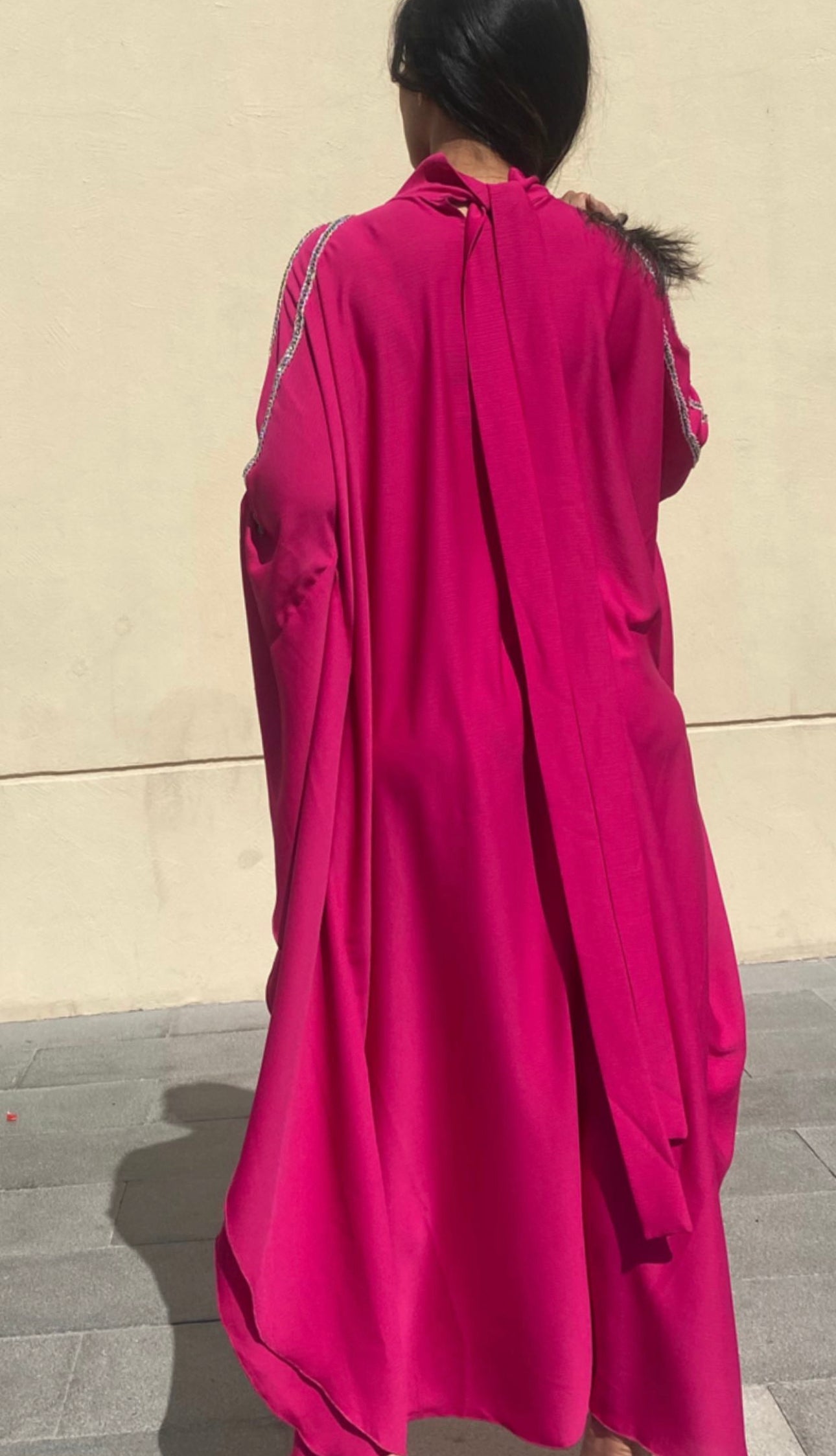 RTW Aisa Kaftan - Fuscia Pink