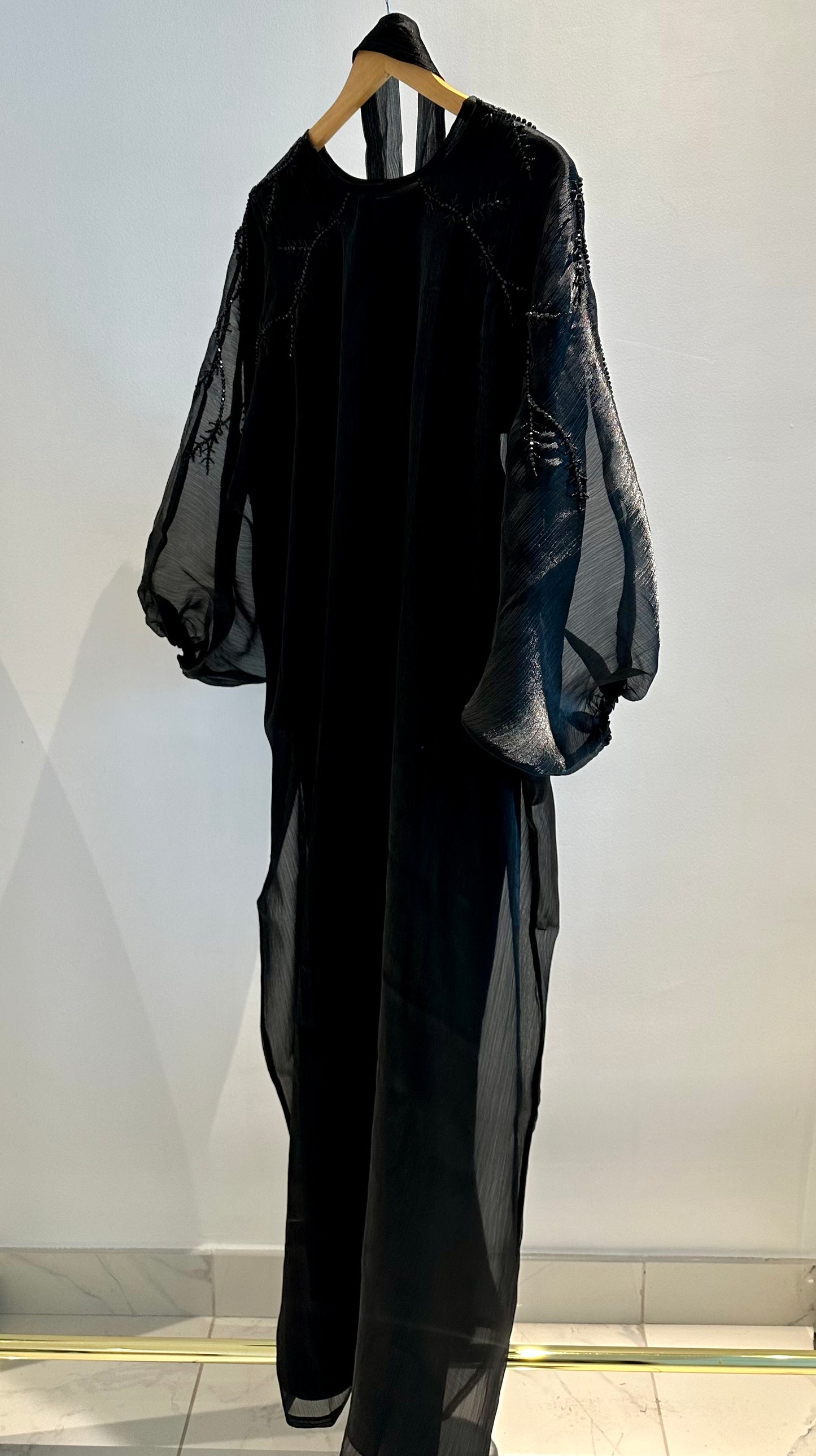 Pre Order Afiya Jalabiya - Black