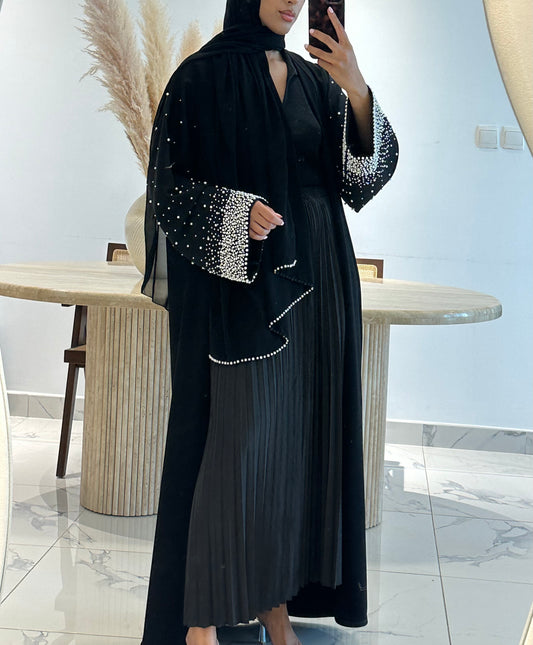 RTW Alaïa Pearl Abaya - Black