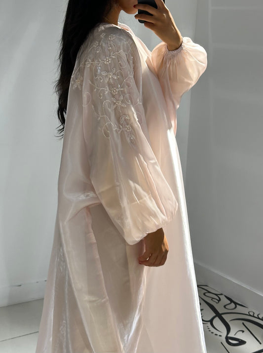 RTW Hajra Jalabiya - Powder Pink