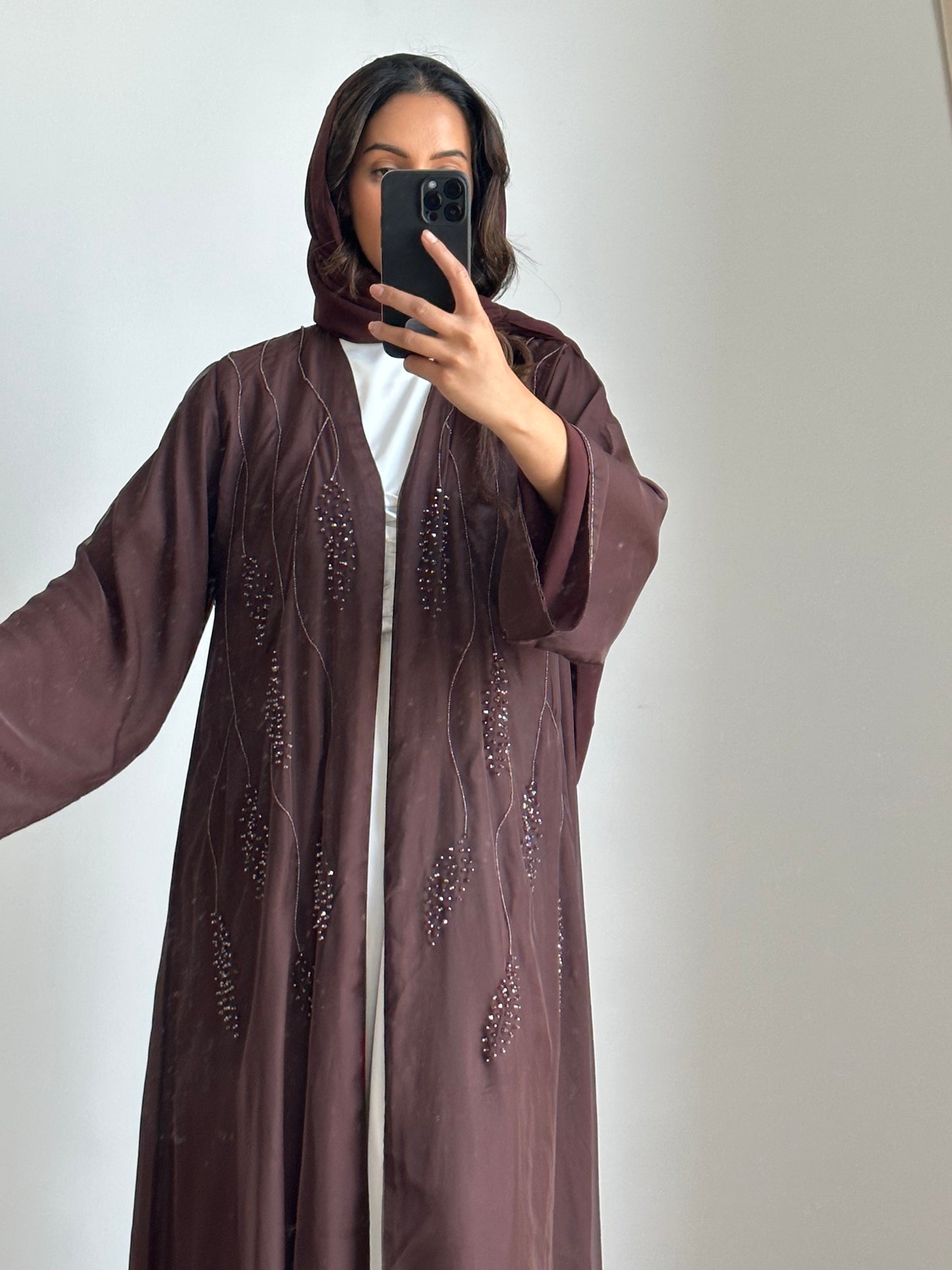 *Abaya - Chocolate Brown