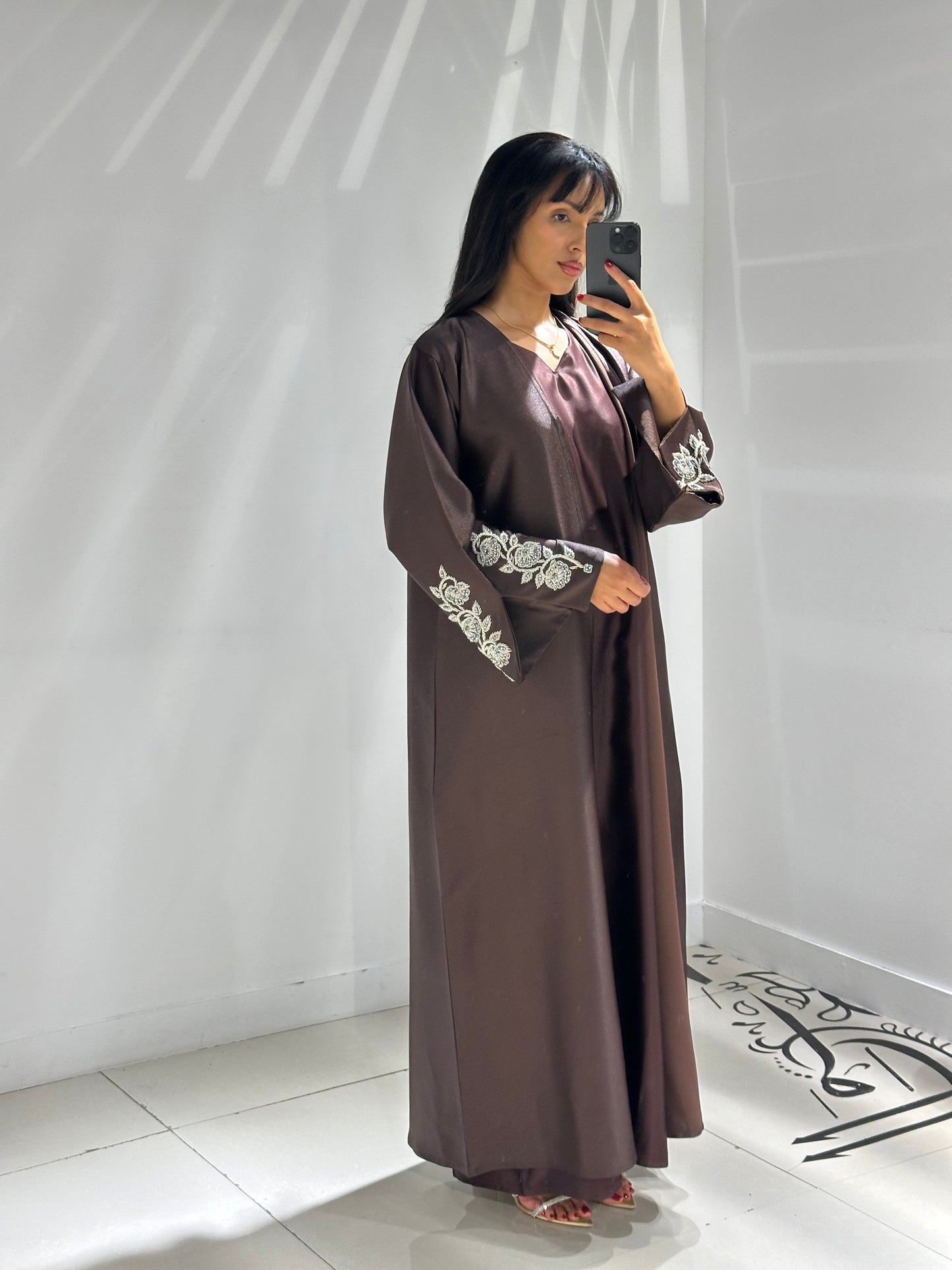 RTW Enass Abaya - Truffle