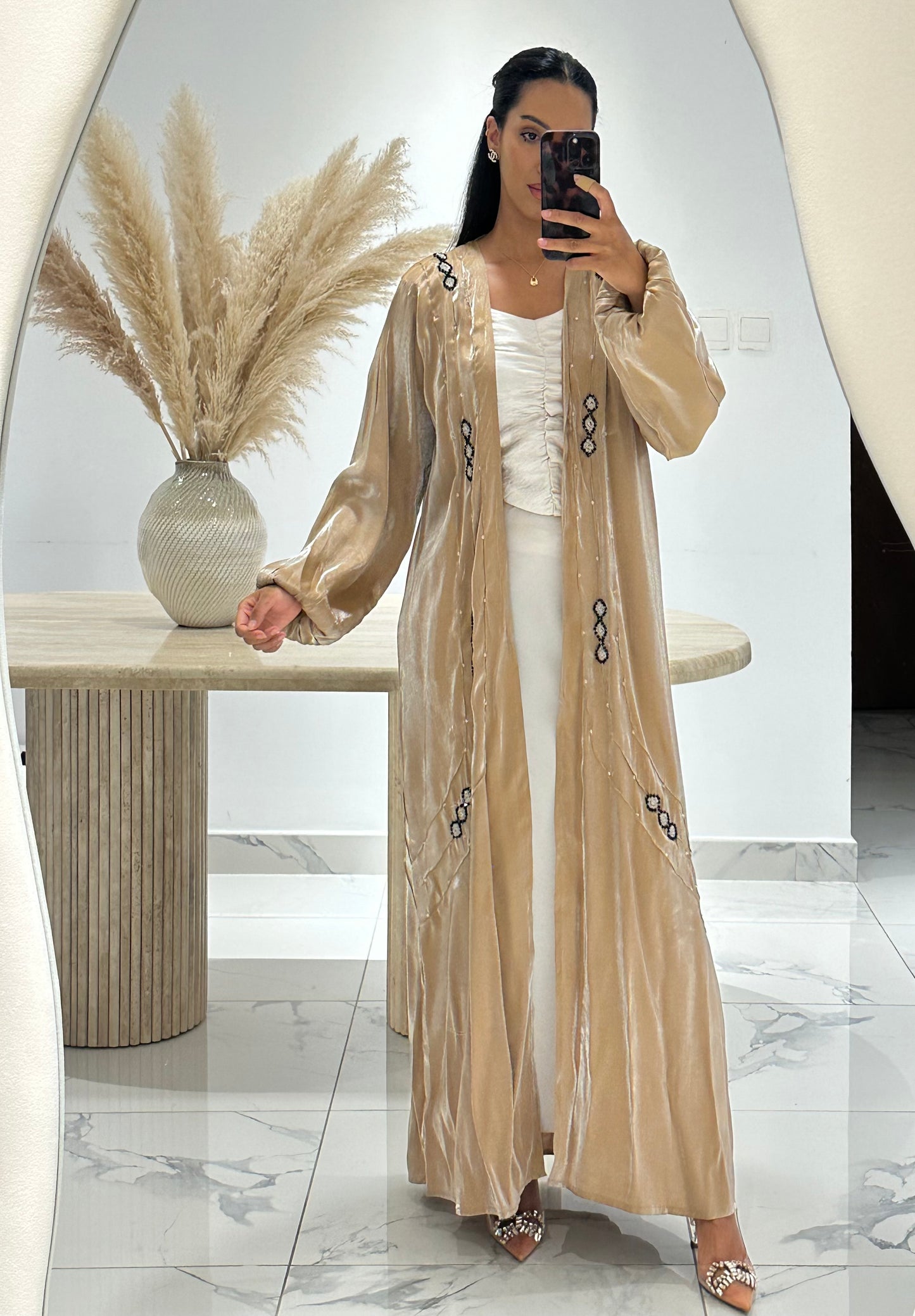 Basma Abaya - Nude