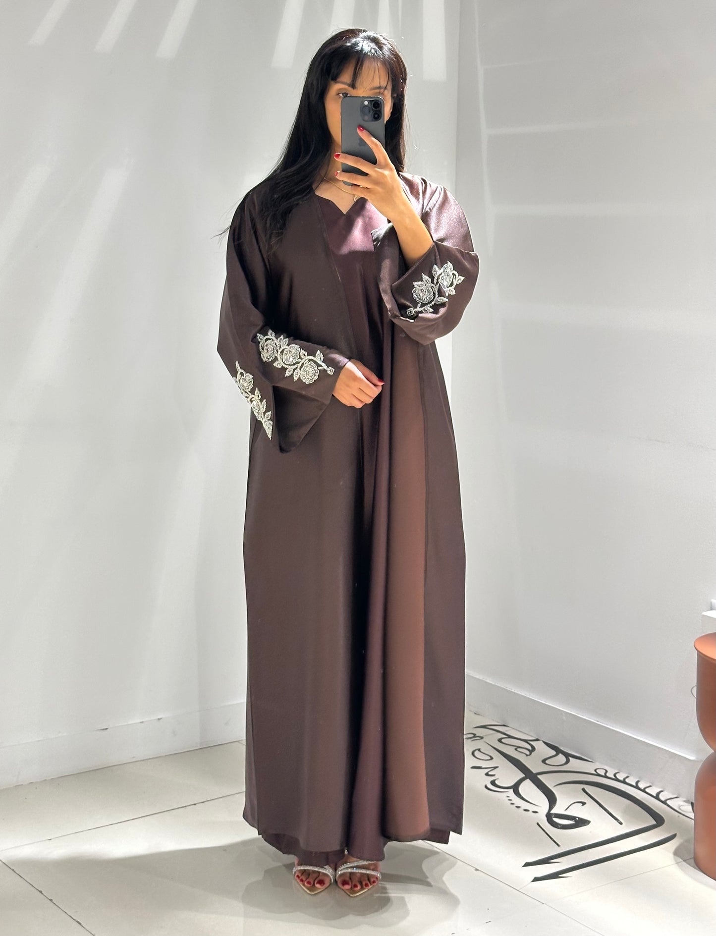 RTW Enass Abaya - Truffle