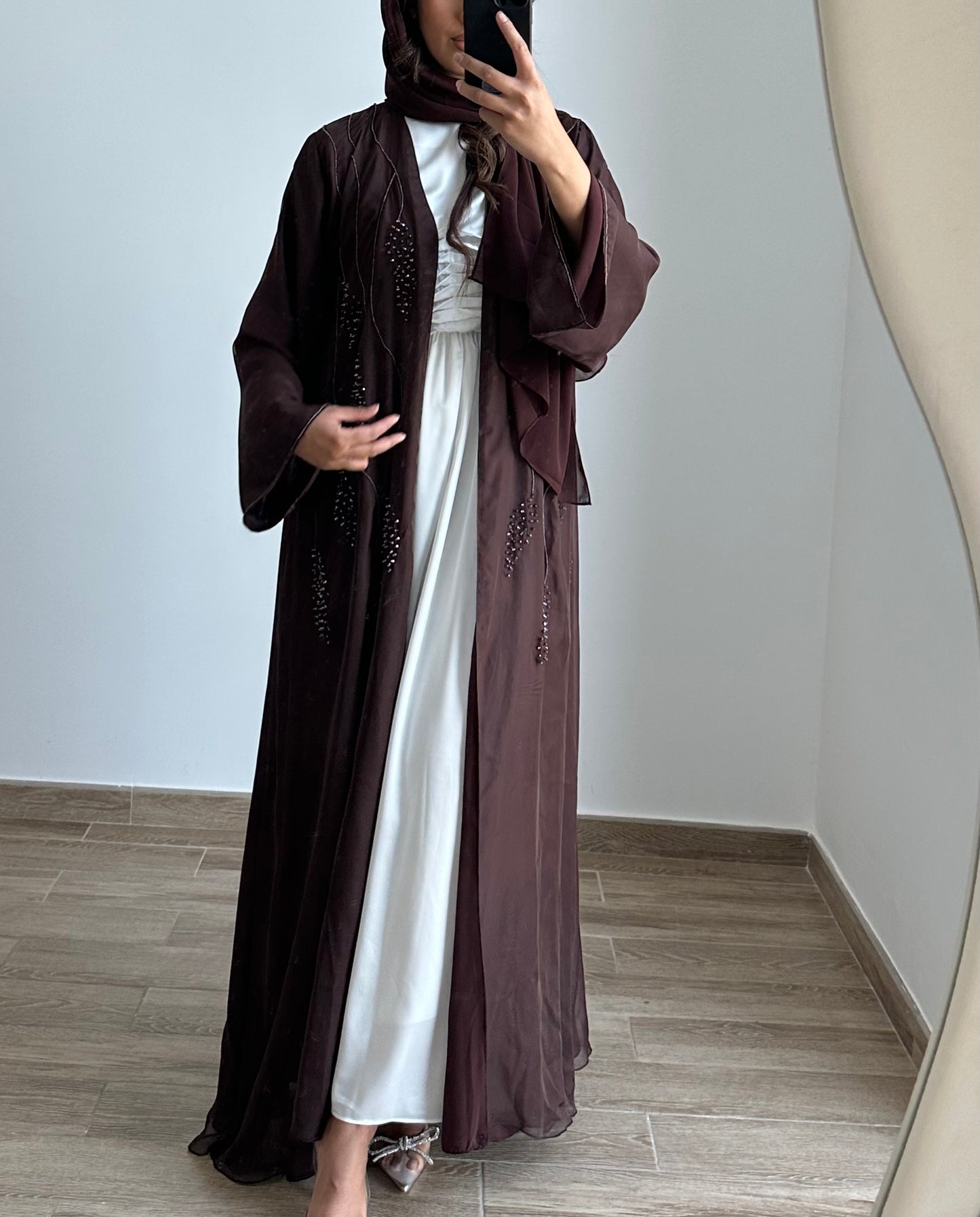 *Abaya - Chocolate Brown