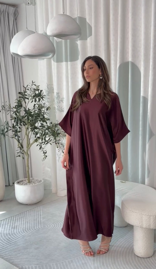 Pre order Lina Kaftan - Burgundy