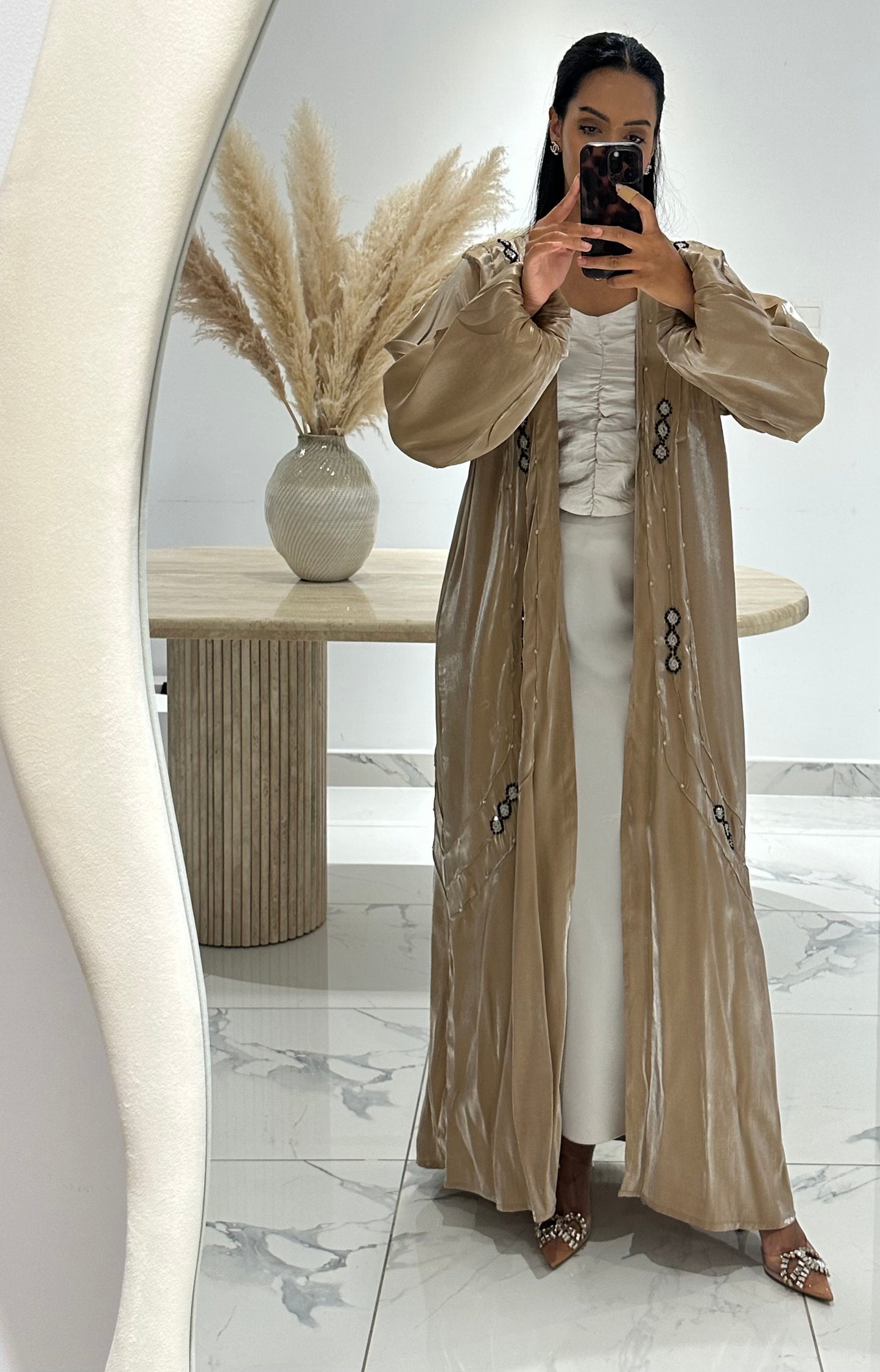 Basma Abaya - Nude