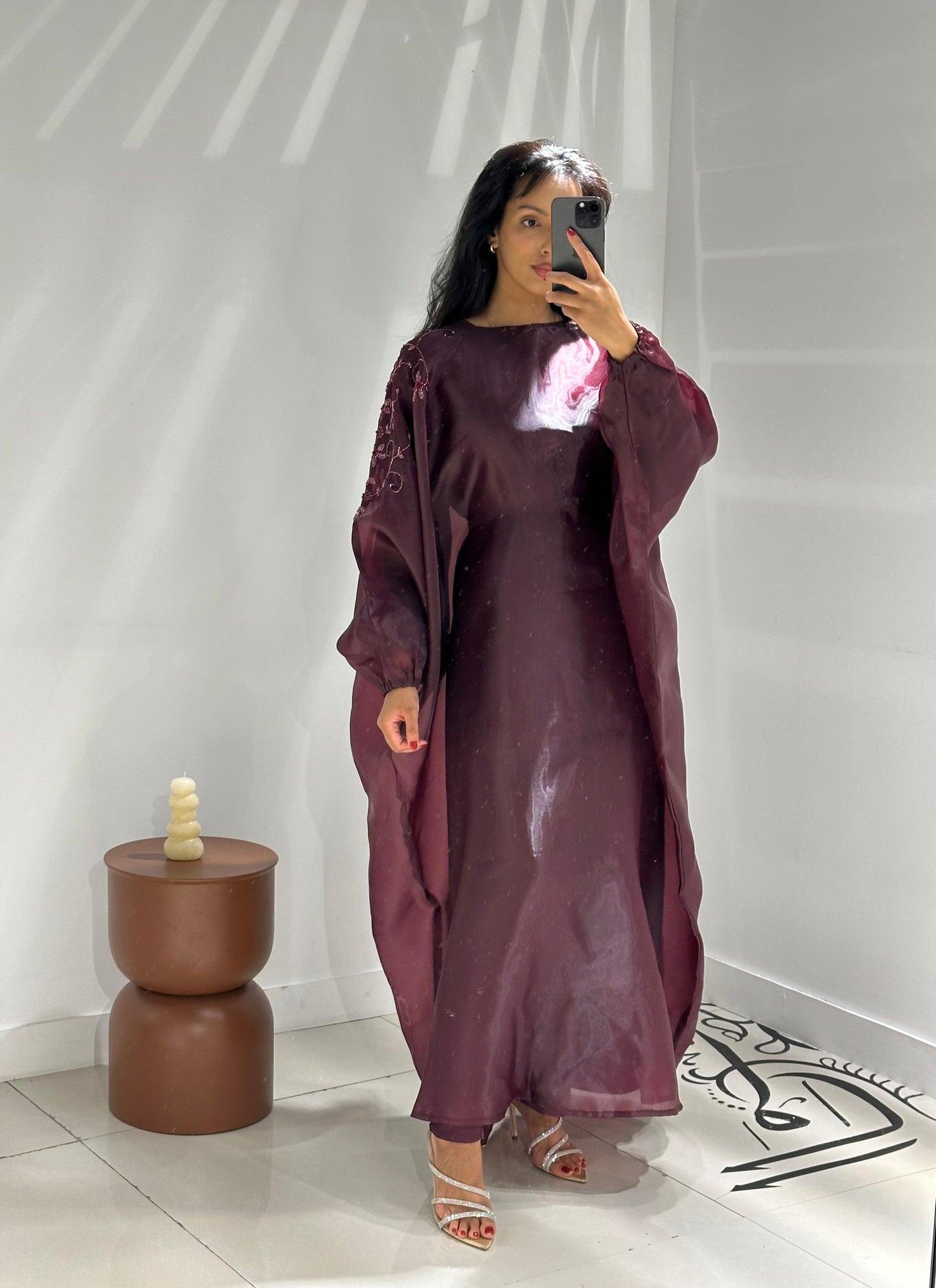 RTW Hajra Jalabiya - Plum