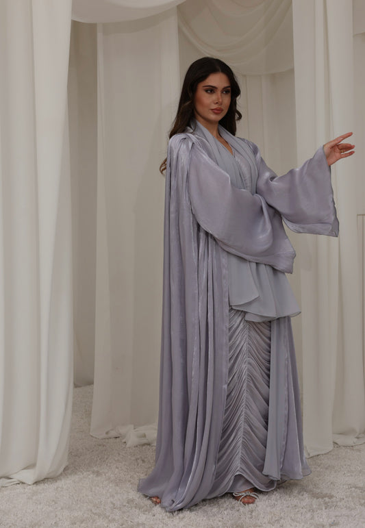 Pre-order Nour Abaya Set - Soft Lilac