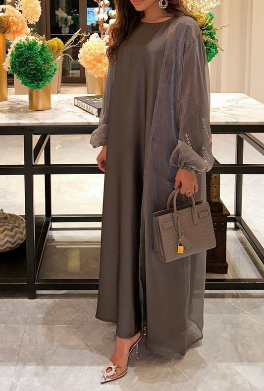 RTW Sana Abaya - Charcoal Grey