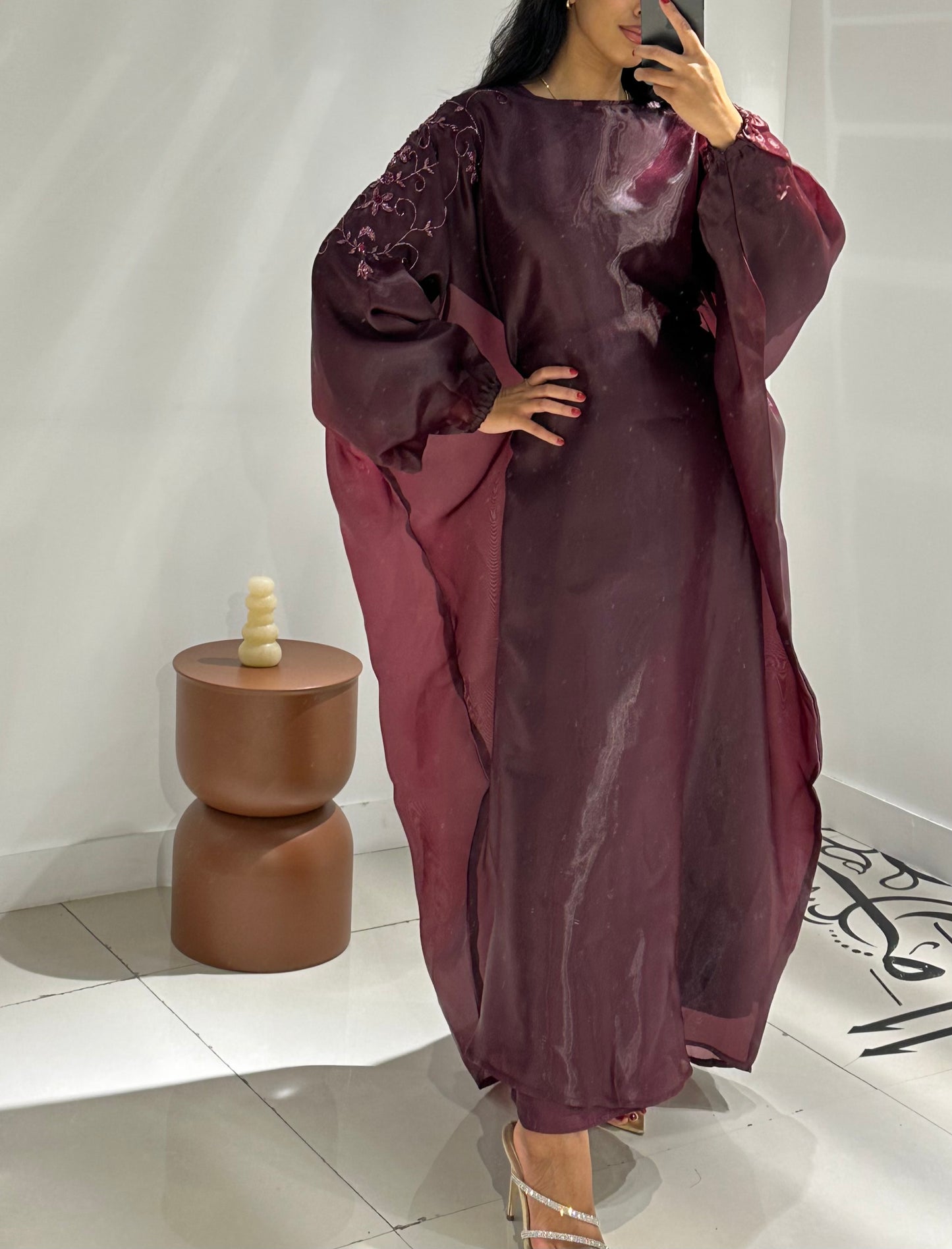 RTW Hajra Jalabiya - Plum